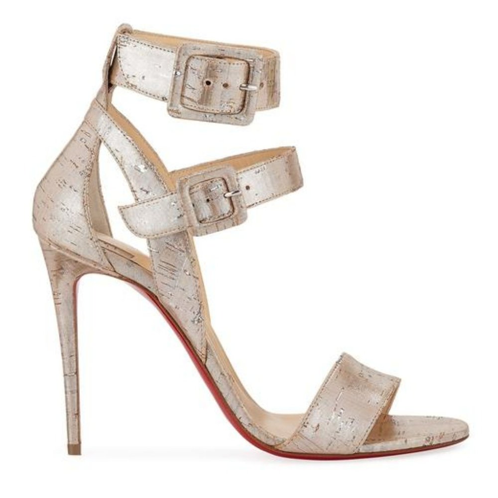 Brand New Christian Louboutin Multipot 100 Liege Pepite Sandals